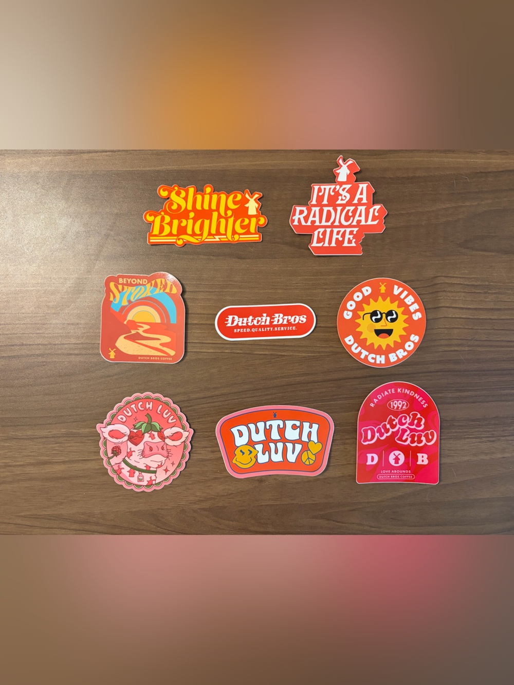 Dutch Bros Sticker Set